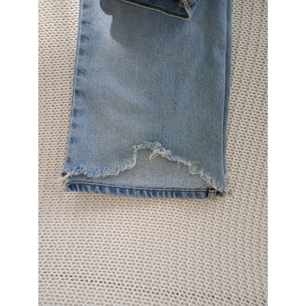 Subdued Light Blue Straight Leg Jeans High Rise Denim Size 2 W 26 x 32 - Picture 13 of 14